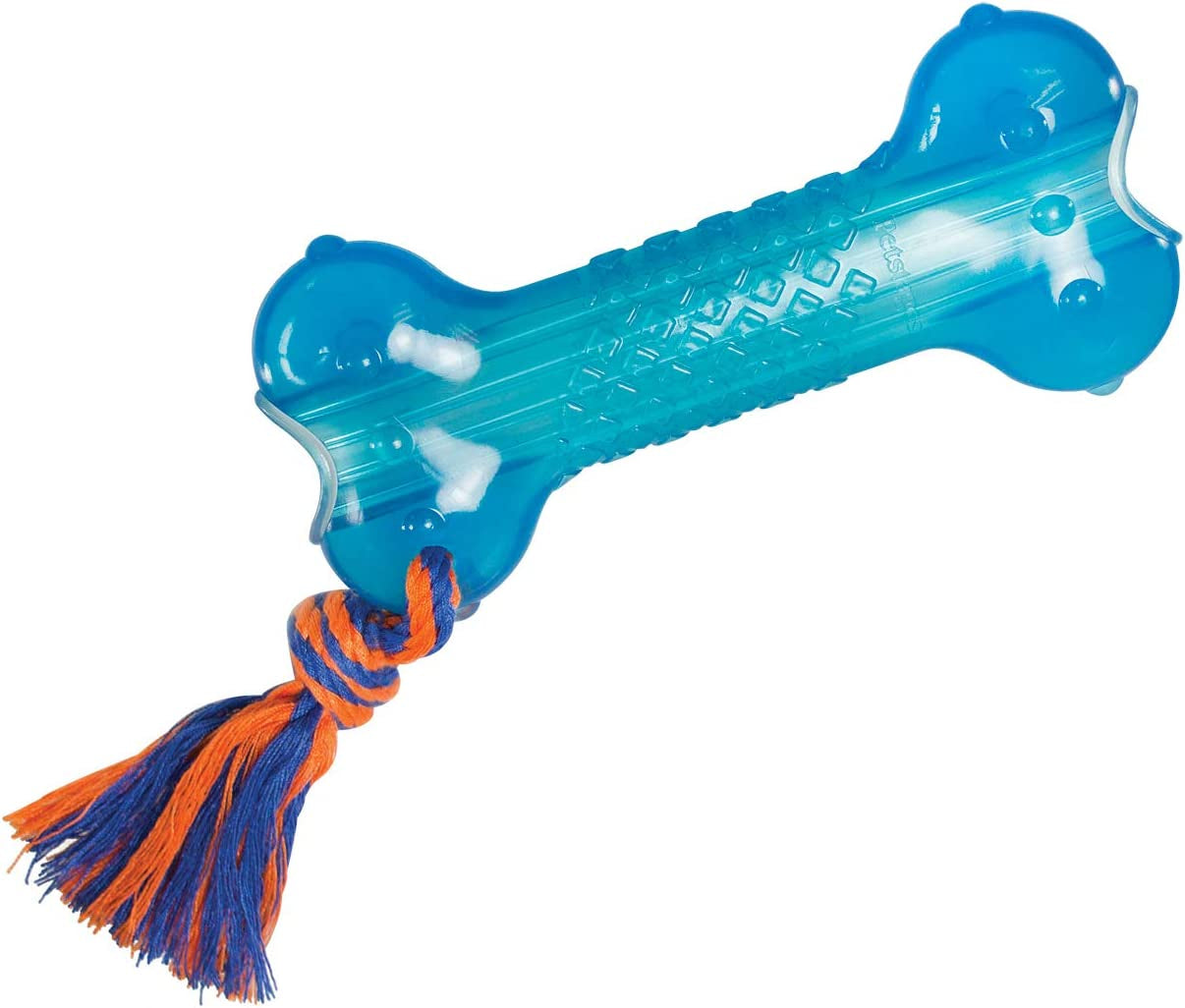 Petstages Orka Bone Royal Blue Treat-Dispensing Dog Chew Toy