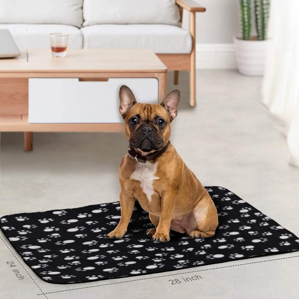 Comsmart Warm Paw Print Blanket/Bed Cover for Dogs and Cats