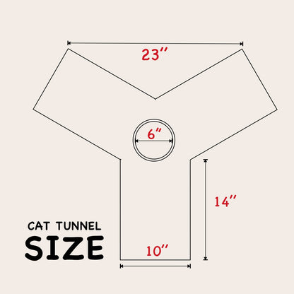 Pet Cat Tunnel Tube Cat Toys 3 Way Collapsible, Cat Tunnels for Indoor Cats，Kitty Tunnel Bored Cat Pet Toys Peek Hole Toy Ball Cat, Puppy, Kitty, Kitten, Rabbit Light Grey