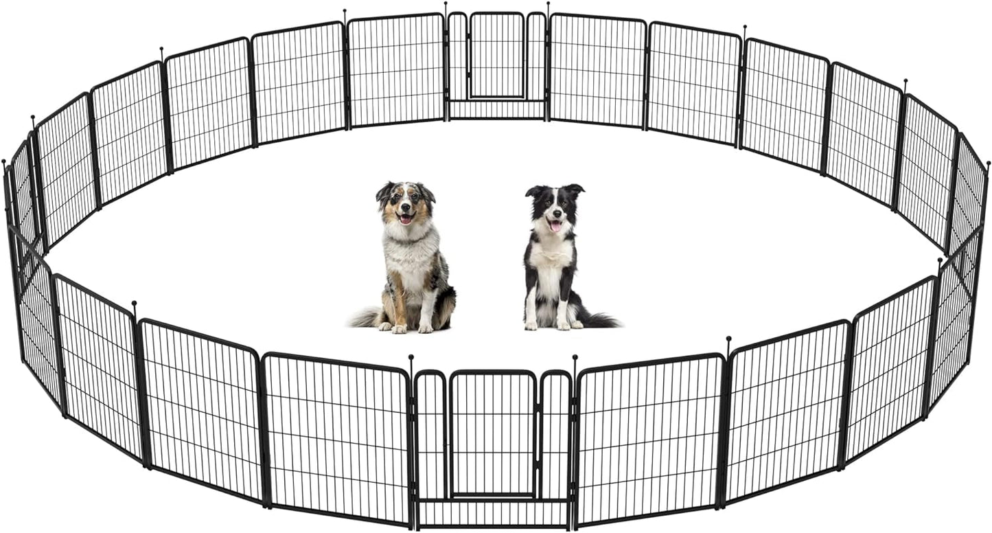 FXW Instant Dog Playpen Designed for RV Trips, 32" Height for Medium Dogs│Patented