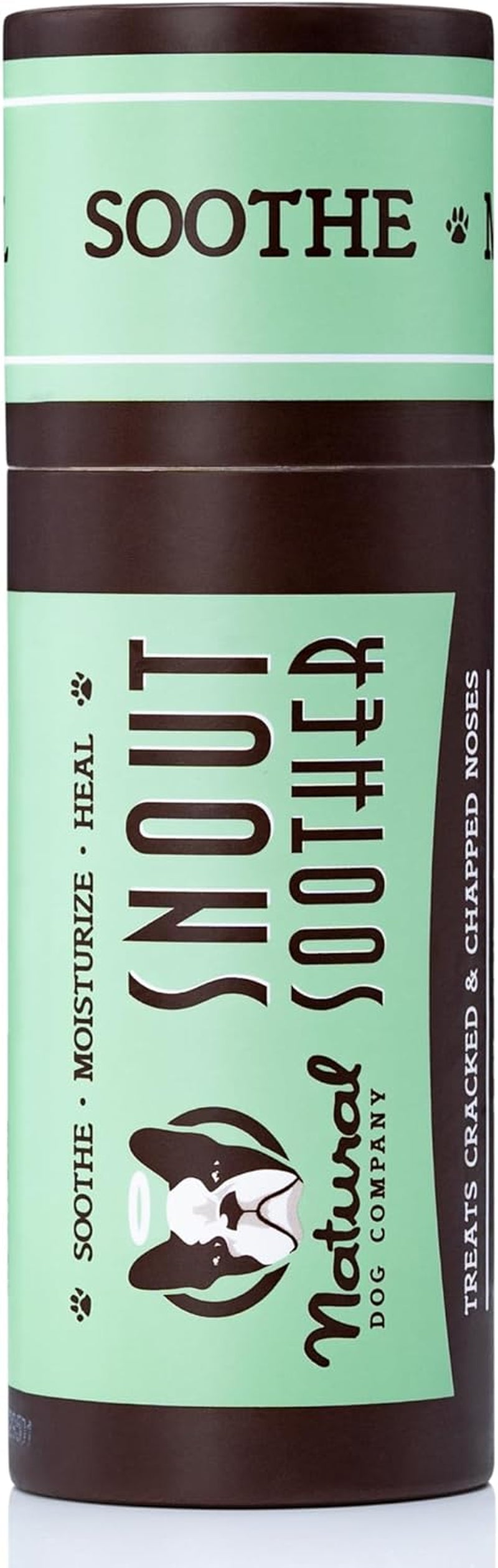 Natural Dog Company Snout Soother Dog Nose Balm for Paws, 2 Oz. Stick, Moisturizes & Soothes Dry Cracked Noses, Plant Based Cream…