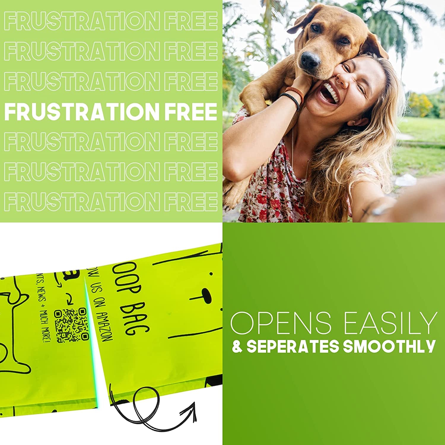 100% Certified Home Compostable Dog Poop Bags - 10% to Charity - ASTM D6400 & EN 13432 Compliant Dog Waste Bags - 120 Bags - 8 X Rolls of Plant Based Compostable Poop Bags - Thick Doggie Poop Bags