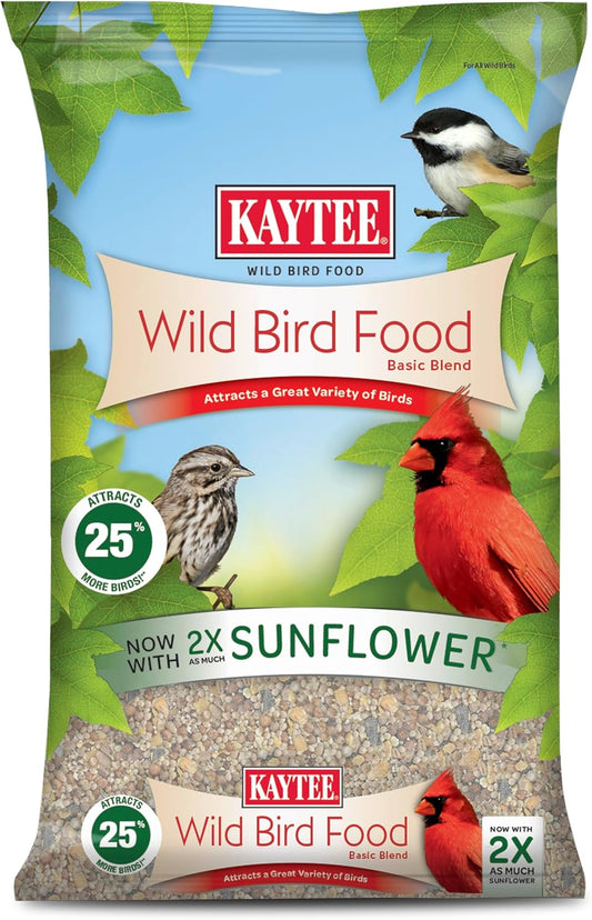 Kaytee Wild Bird Food Basic Seed Blend, 5 lb