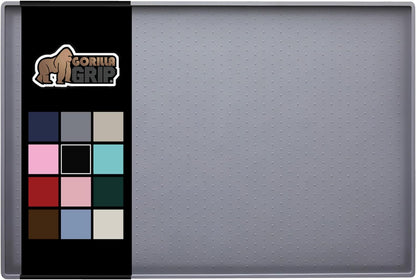 Gorilla Grip 100% Waterproof Raised Edge BPA Free Silicone Pet Feeding Mat, Dog Cat Food Mats Contain Spills Protects Floors, Placemats for Cats and Dogs Water Bowl, Pets Accessories 28X18 Cream