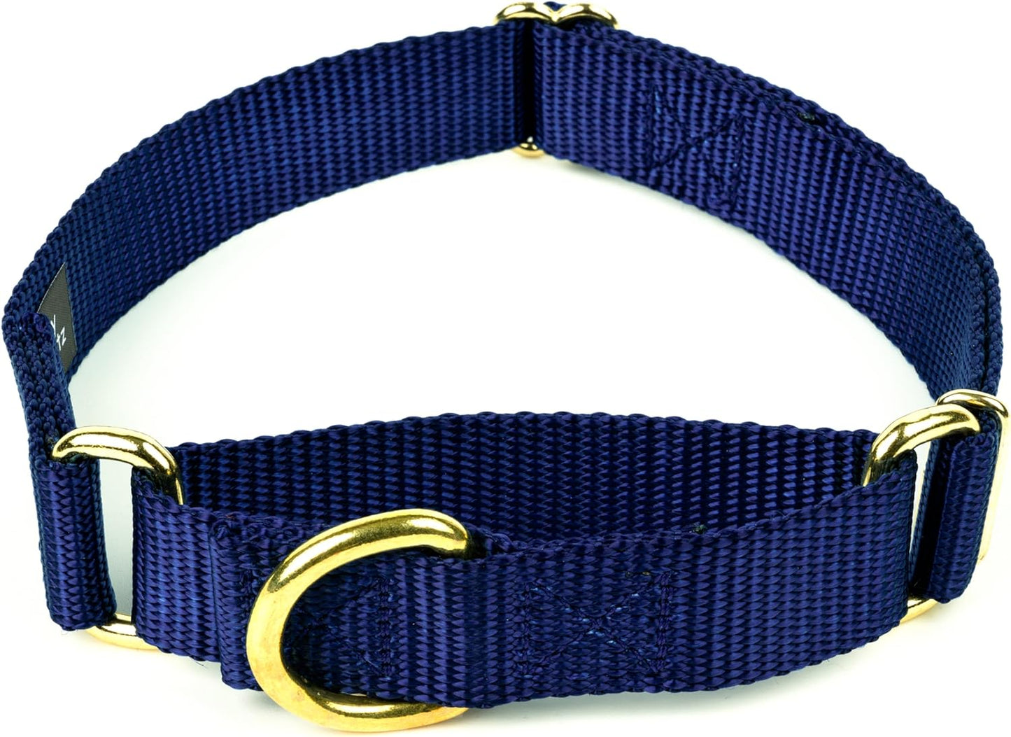 Country Brook Petz - Navy Blue Martingale Heavyduty Nylon Dog Collar - 21 Vibrant Color Options (3/4 Inch Width, Small)