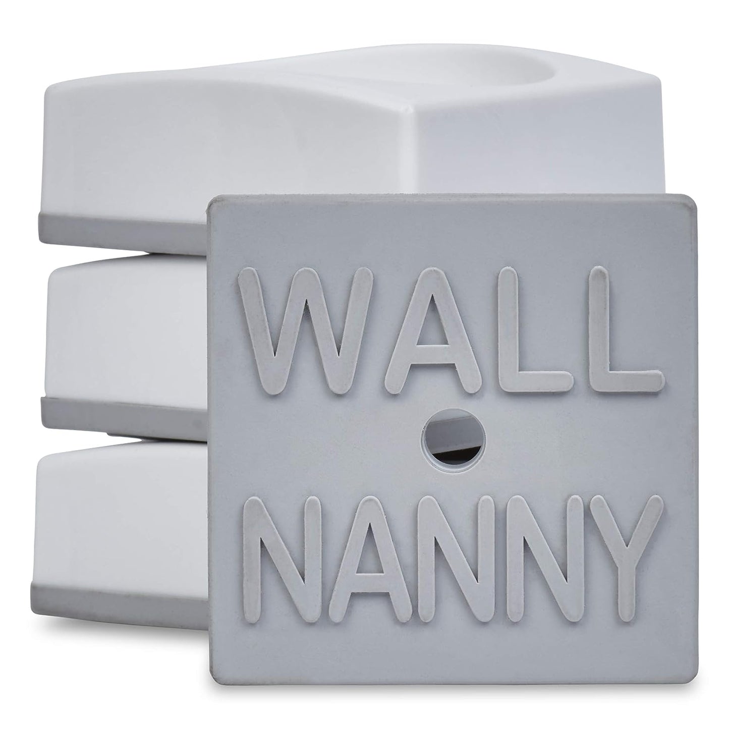Wall Nanny Mini (4 Pack - Made in USA) Smallest Low-Profile Wall Protector for Baby Gates - Perfect in Doorways - Best Saver Cups Guard Pad Trim & Paint for Child Dog Pet Pressure Gate (Black)