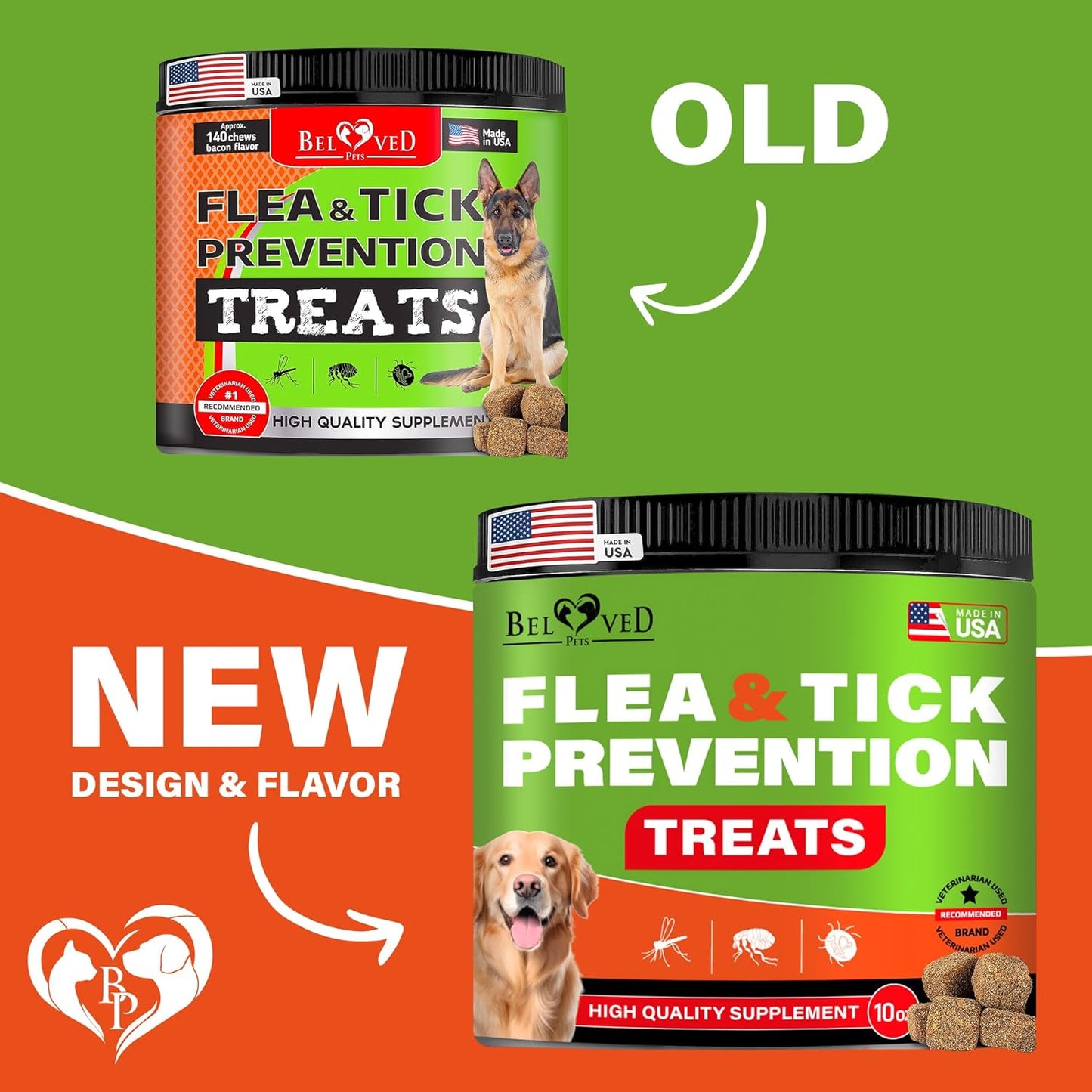 Flea and Tick Prevention Chewable Pills for Dogs - Revolution Oral Flea Treatment for Pets - Pest Control & Natural Defense - Chewables Small Tablets Made in USA (Chicken)