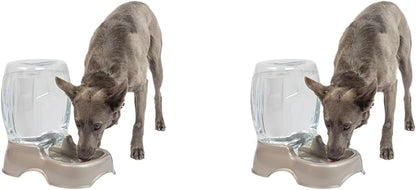 Petmate Pet Cafe Waterer Cat and Dog Water Dispenser 4 Sizes (Pack of 2)