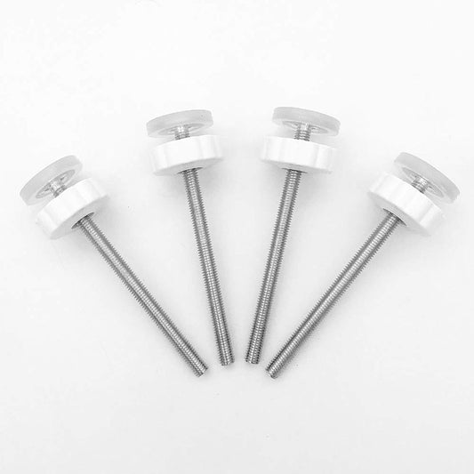 4 Pack Pressure Gates Threaded Spindle Rods M8 (8 Mm), Baby Gates Accessory Screw Bolts Kit Fit for All Pressure Mounted Walk Thru Gates (8Mm 4 Pack)