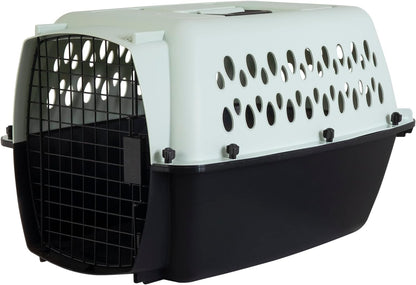 Petmate Pet Porter Fashion Dog Kennel 24", Pale Aqua & Black, for Pets 15-20Lbs