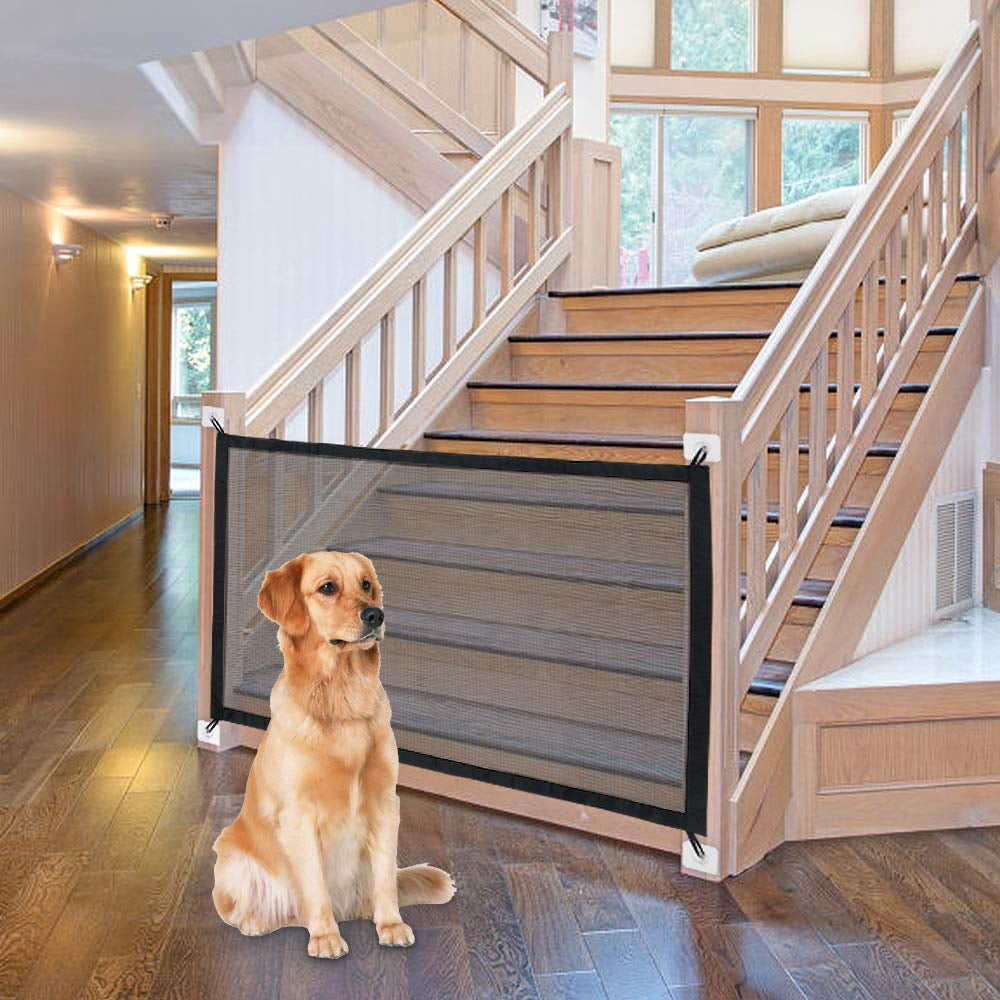 NWK Magic Pet Gate for the House Stairs Providing a Safe Enclosure for Pets to Play and Rest, 6 Loops Design (30'' X 50'')