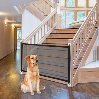 NWK Magic Pet Gate for the House Stairs Providing a Safe Enclosure for Pets to Play and Rest, 6 Loops Design (30'' X 50'')