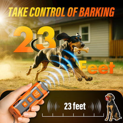 YUYQA Dog Bark Deterrent Device, 3X Ultrasonic Anti Barking, 6 Training Modes 23 FT Range Barks No More Indoors Outdoors Behavior Correct Safe & Humane Rechargeable Compact Bark Control for Dogs