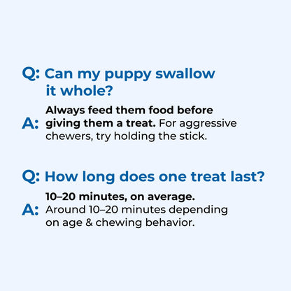 N-Bone Puppy Teething Sticks Variety Pack, Chicken & Pumpkin & Peanut Butter Flavor, Total 3 Bags, 11.22-oz