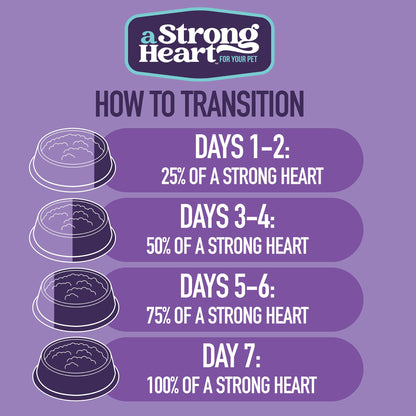 A Strong Heart Wet Dog Food, Beef, Bacon & Cheese Flavor - 13.2 oz Cans (Pack of 12), Made in The USA with Real Beef