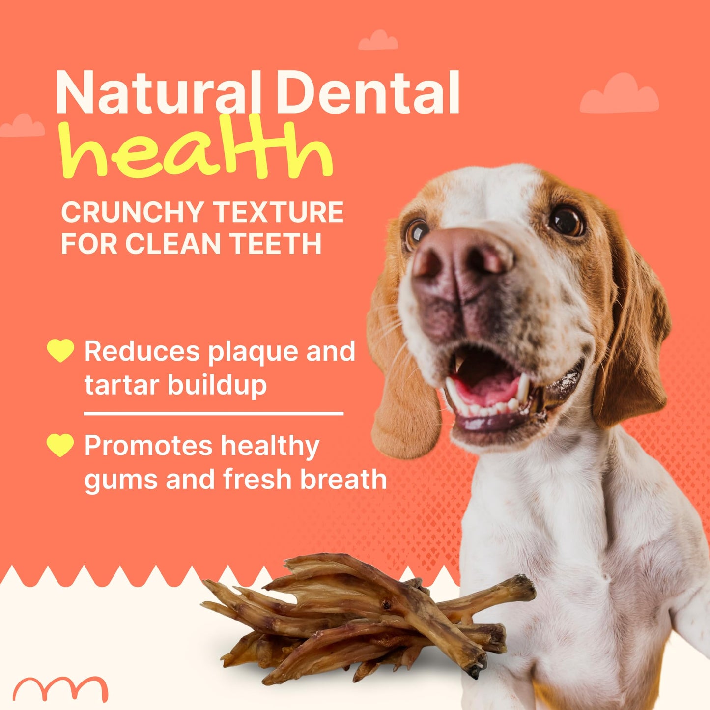 Gaines Pet Duck Feet for Dogs – 20 Count, Natural Chews with Glucosamine, Chondroitin & Collagen – Single Ingredient Dog Treats, Grain-Free, USA Made, Joint & Dental Health Support