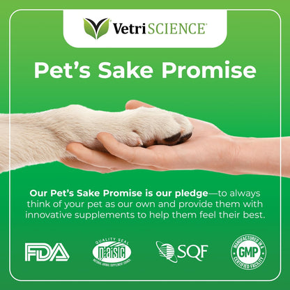 Vetriscience Perio Support Teeth Cleaning Dental Powder for Dogs and Cats, up to 192 Servings & Perio plus Teeth Cleaning Chews for Cats, 60 Chews