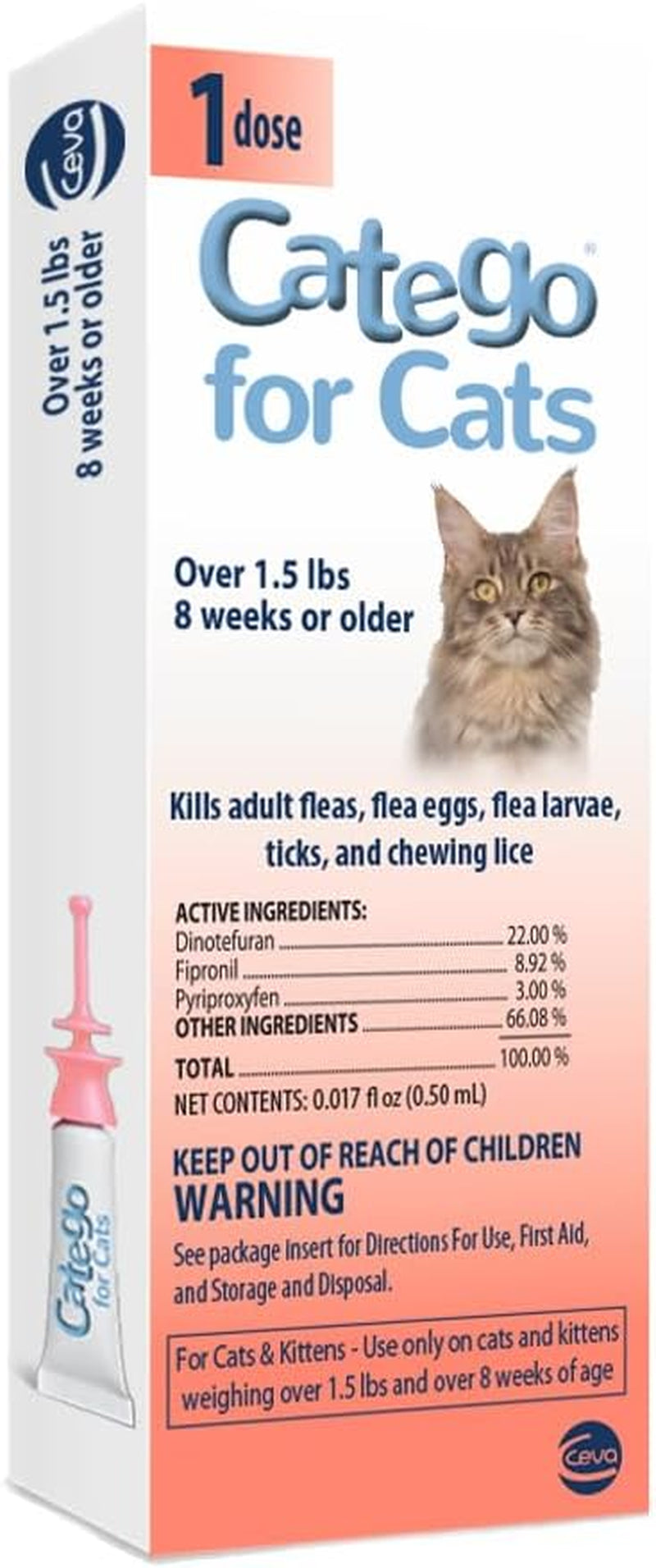 Flea & Tick Control for Cats (Single Dose)