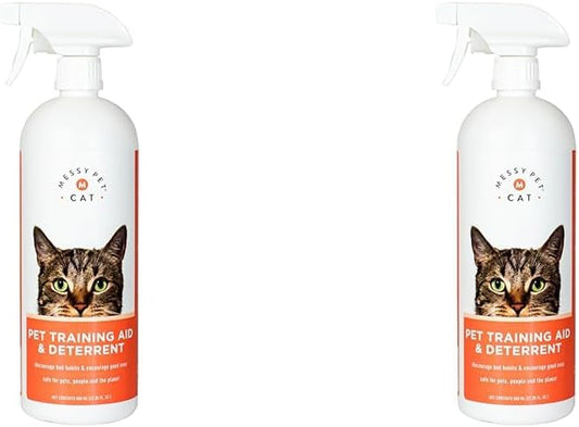 Pet Training Aid & Deterrent Spray Bottle 27.05 Fl Oz (Pack of 2)