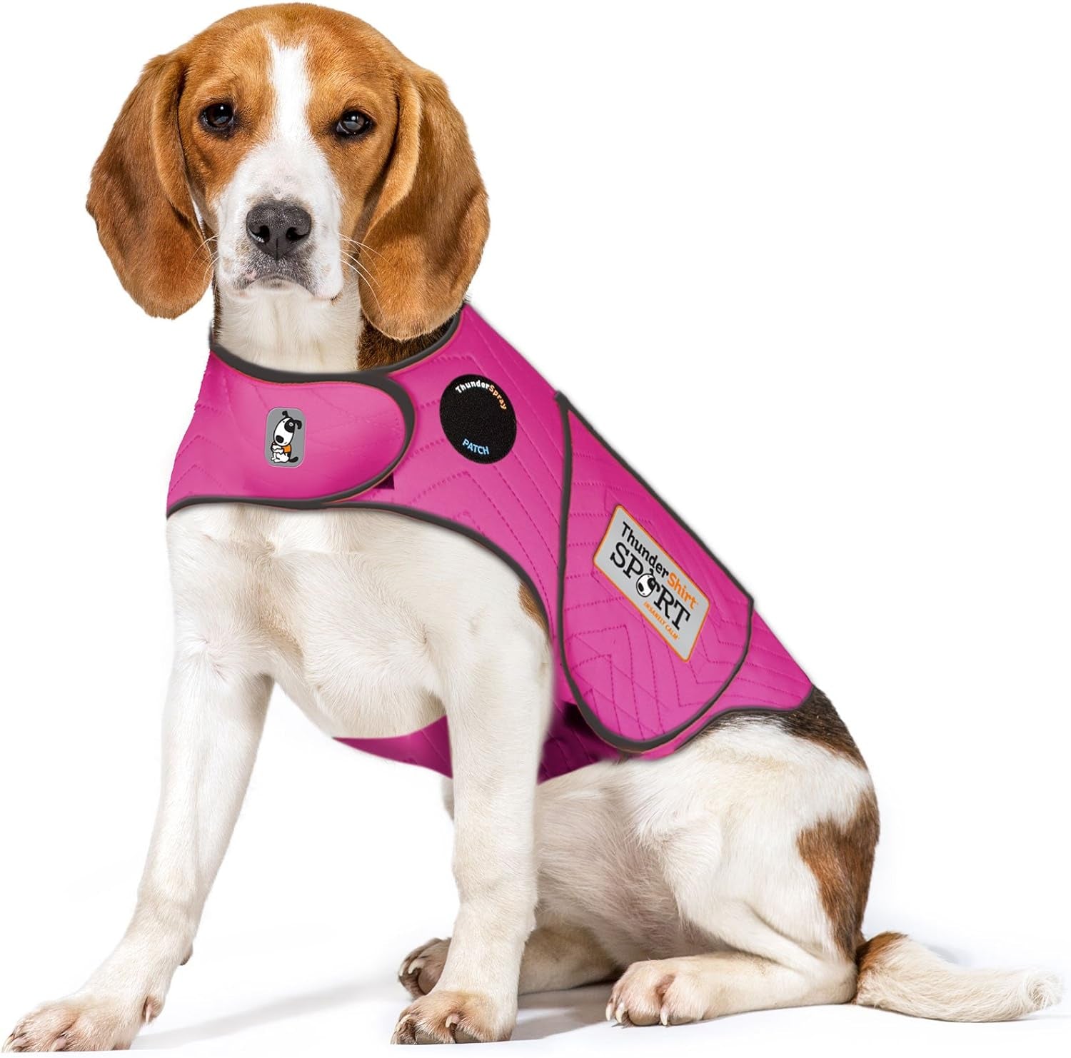 Thundershirt Dogs Clothing Thundershirt Dog Anxiety Jacket, Fuchsia, X-Large US