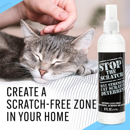 Emmy'S Best EBPP Stop the Scratch Cat Spray Deterrent for Kittens and Cats 32Oz - Non-Toxic, Safe for Plants, Furniture, Floors and More Cat Deterrent Spray with Rosemary Oil