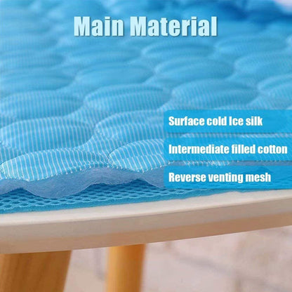 Washable Dog Cooling Mat Ice Silk Cooling Mat for Dogs Pet Self Cooling Pad Blanket Dog Cooling Pad for Indoor & Outdoor Car Seats