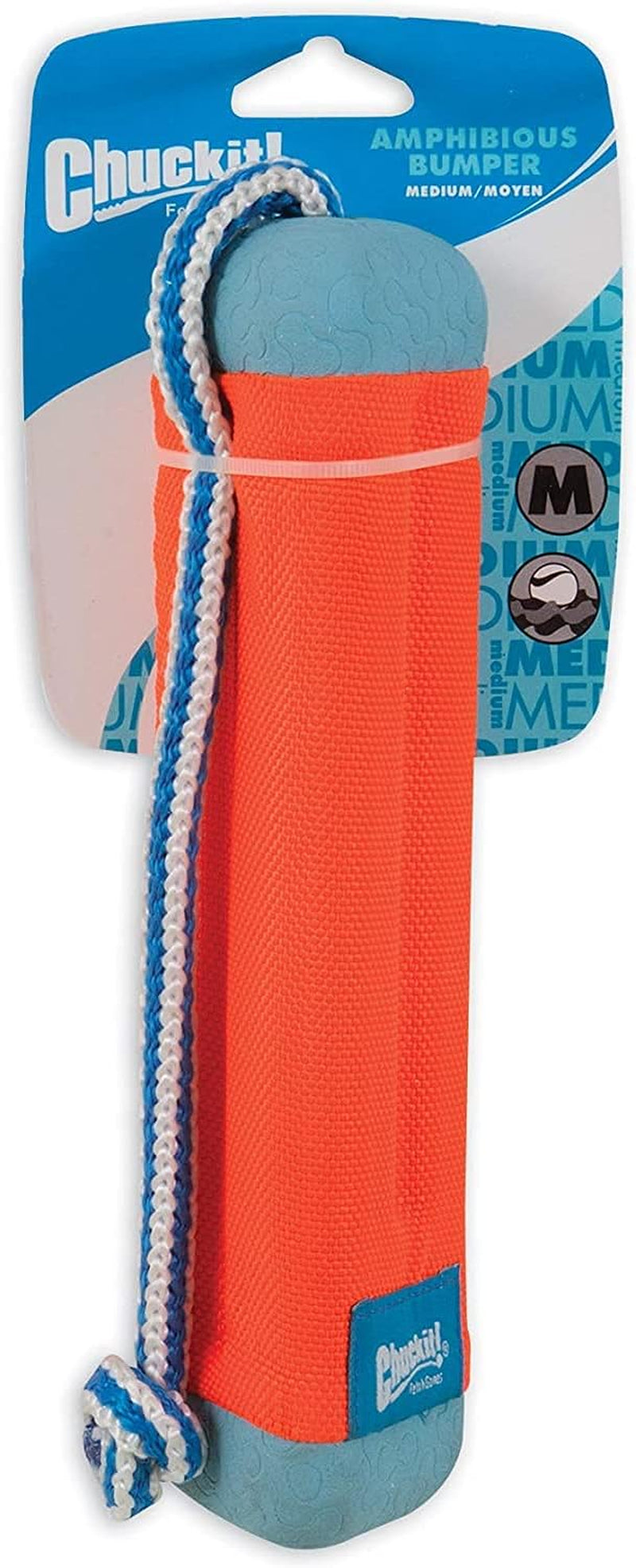 Chuckit Amphibious Bumper Fetch and Float Dog Toy, Medium (Assorted Colors)