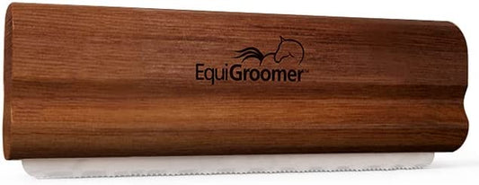 Easygroomer Deshedding Brush for Dogs Cats| Natural Mahogany | Undercoat Tool for Large and Small Pets | Comb Removes Loose Dirt, Hair and Fur While | Perfect for Short and Long Hair Grooming Shedding