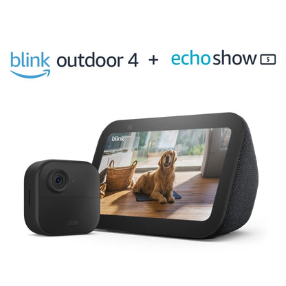 Blink Outdoor 4 one-camera system + Amazon Echo Show 5