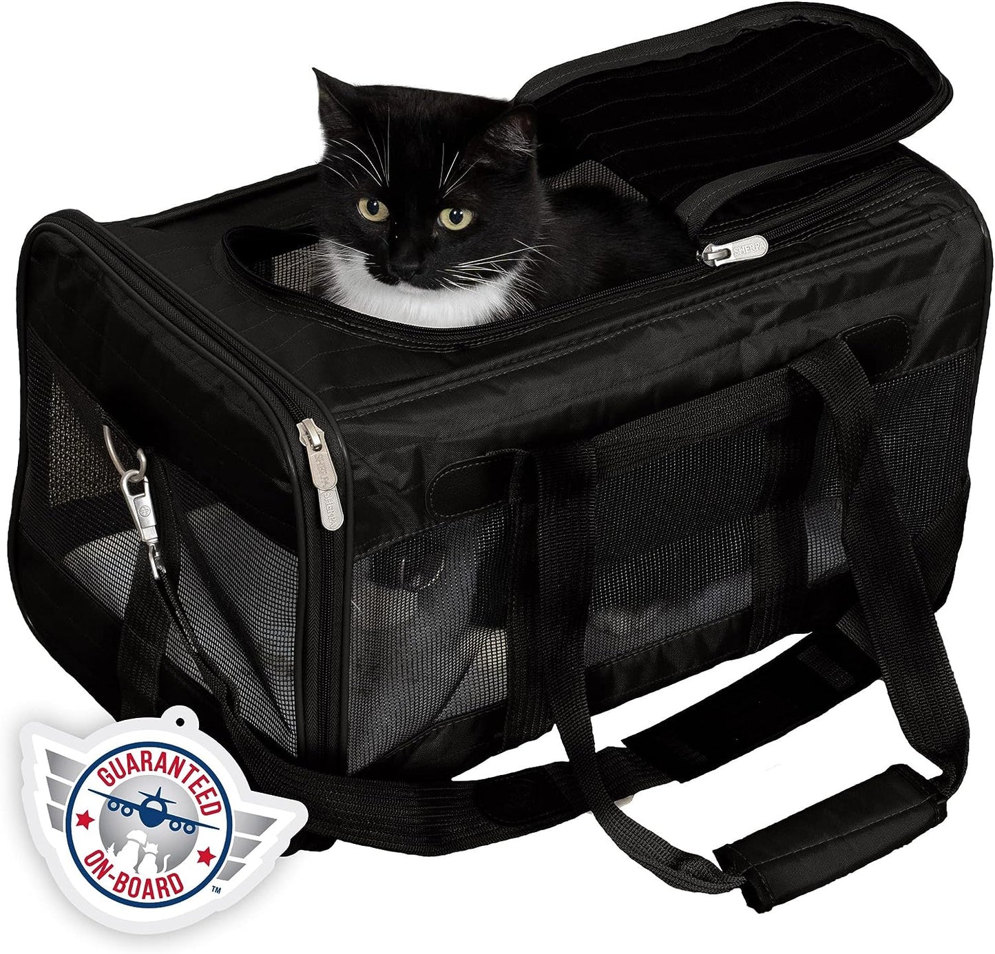 Sherpa Original Deluxe Pet Carrier, Large, Black