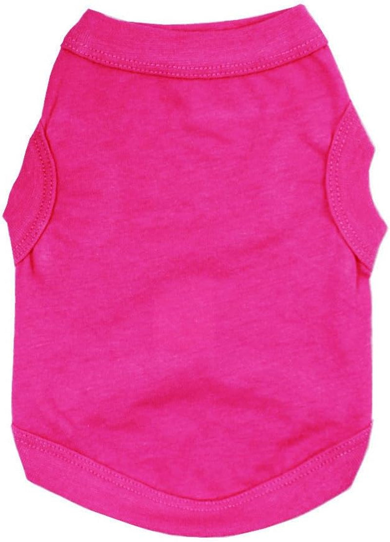 Dogs Shirts Fuchsia Vest Clothing for Dogs Cats Large Dog Vacation Shirt Female Dog Clothing Puppy Summer Clothes Girls Cotton Summer Shirt Small Dog Cat Pet Clothes Vest T-Shirt Apparel