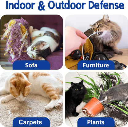 Cat Deterrent Spray. Cat Repellent Indoor for Cat and Kitten. Effective Cat Repellent Spray Training Aid for Furniture, Curtain, Sofa, Floor, Plant and More. Safe for Indoor & Outdoor Use. 120ML