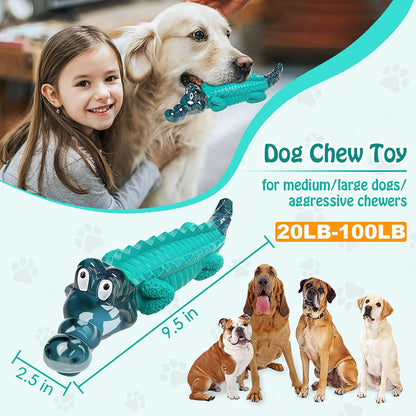 Dog Toys for Super Aggresive Chewers：Dog Toys for Large Dogs - Tough Dog Chew Toys - Indestructible Dog Toys for All Breed Sizes to Keep Them Busy