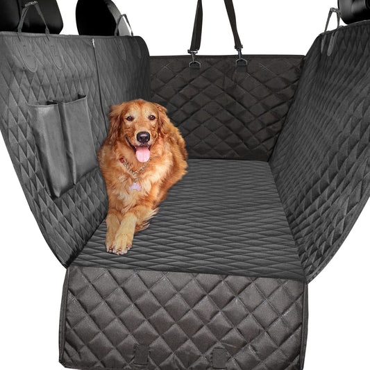 Vailge Pet Seat Covers, 100% Waterproof, Scratch Proof, Nonslip, 600D Heavy Duty Dog Hammock for Back Seat, Car, Trucks, SUV