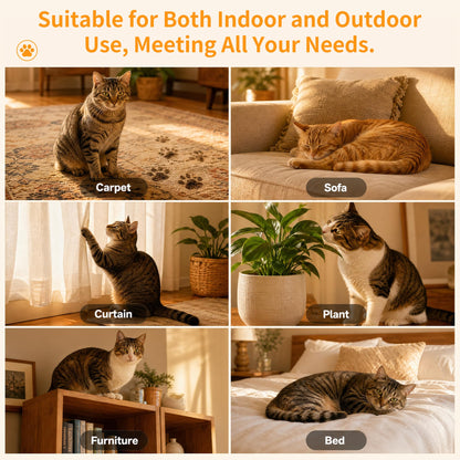 LHNVXF Cat Deterrent Spray (2 Pack), Natural Non-Toxic cat Repellent Spray for Furniture, 7 FL oz Discourages Destructive Scratching