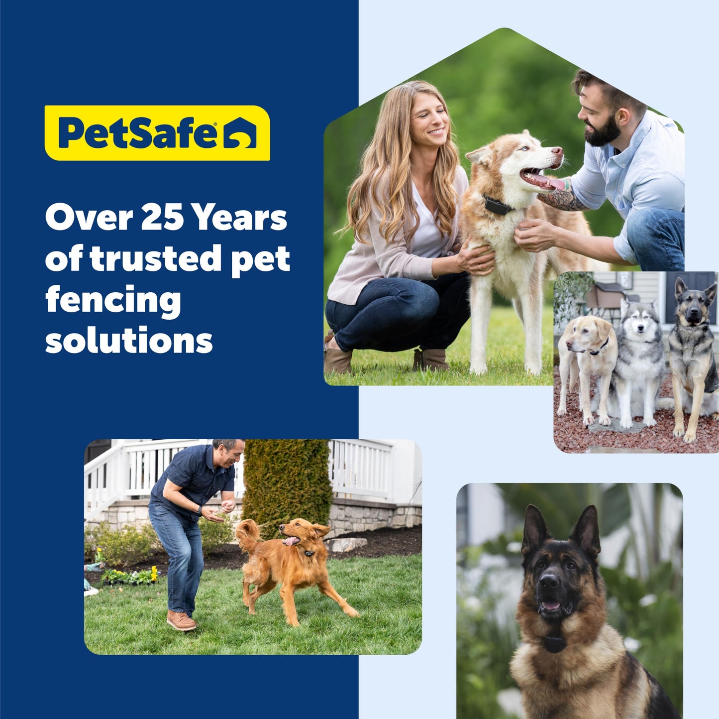 PetSafe Wireless Pet Containment System - Original Wireless Electric Fence for Dogs - Covers Up to 1/2 Acre - for Pets 8lb+