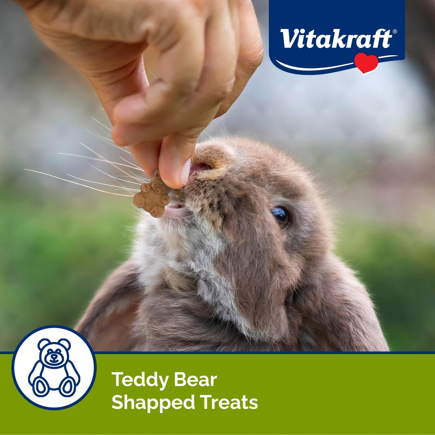 Vitakraft Crunchy Bears Rabbit, Guinea Pig & Hamster Treat 12 oz. (Pack of 3)