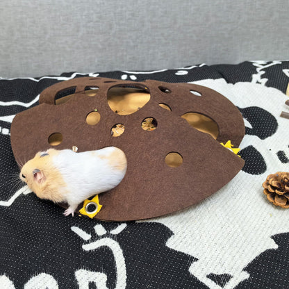 Hamster Tunnel Syrian Hamster Hideout Maze Cage Accessories with Chew Toys for Gerbils Dwarf Mouse