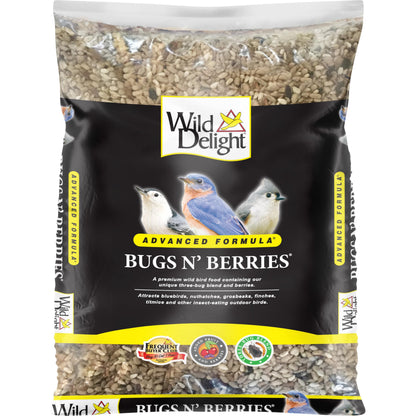 Wild Delight Advanced Formula Bugs N Berries Wild Bird Food 4.5 lbs