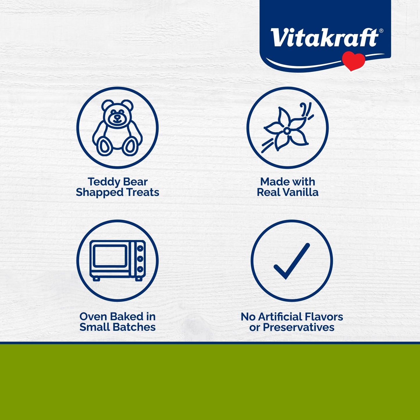 Vitakraft Crunchy Bears Rabbit, Guinea Pig & Hamster Treat 12 oz. (Pack of 3)