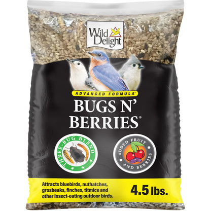 Wild Delight Advanced Formula Bugs N Berries Wild Bird Food 4.5 lbs