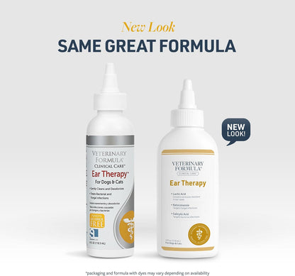 Veterinary Formula Clinical Care Ear Therapy Wipes, 100Ct – Cat and Dog Ear Cleaner – Help Relieve Itchy Ears Quickly & Effectively Remove Dirt, Debris, and Foul Odor