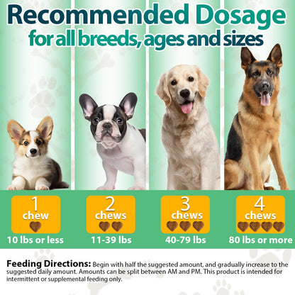Carmelie Flea and Tick Prevention for Dogs Chewables - 200 Soft Chews Natural Dog Flea and Tick Chewables, Oral Flea Supplement for Dogs, Puppy Flea Support - All Breeds & Ages - Chicken Flavor