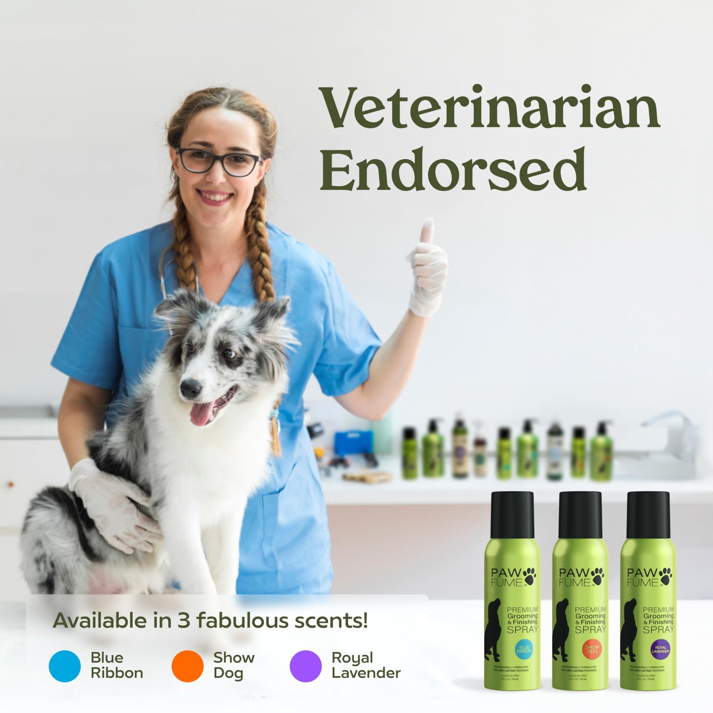 PAWFUME Dog Perfume Spray Long Lasting Scent for Grooming, Show Dog, 1-Pack – Keep Your Pup Fresh All Day – Hypoallergenic, Alcohol-Free, Detangling Formula – Moisturizing Pet Cologne Spray for Dogs