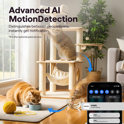 Elelink 2K Wireless Cameras for Home Security Camera, Pet Camera Indoor with Phone App, Night Vision, Motion Alert, 24/7 SD&Cloud Record, Two-Way Audio, Security Camera Indoor Works with Alexa&Google