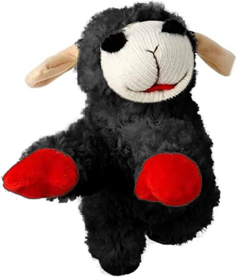 Multipet Officially Licensed Black Lamb Chop, 10.5 Inch Plush Squeak Pet Toy