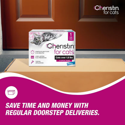 Cat Cheristin Cat Flea Treatment & Prevention for Cats | 1 Topical Dose Provides up to 6 Weeks of Coverage | 1 Ct.