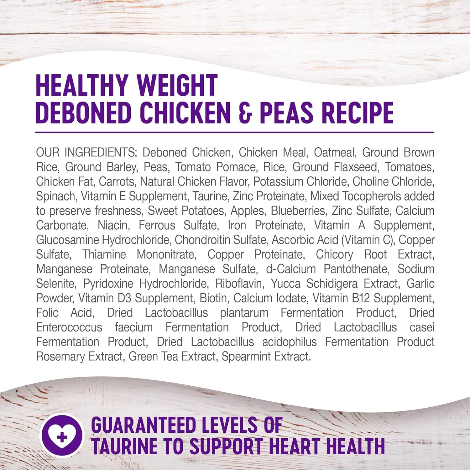 Wellness Complete Health Dry Dog Food, Healthy Weight Deboned Chicken & Peas Recipe, 24 Pound Bag