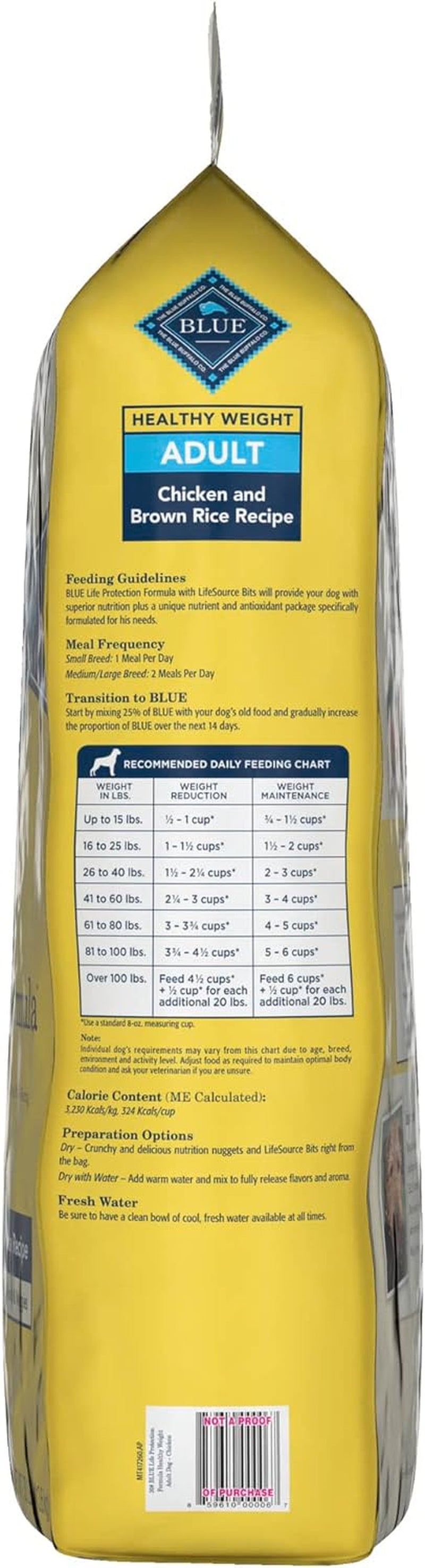 BLUE BUFFALO Life Protection Formula Natural Adult Dry Dog Food, Lamb and Brown Rice 24-Lb