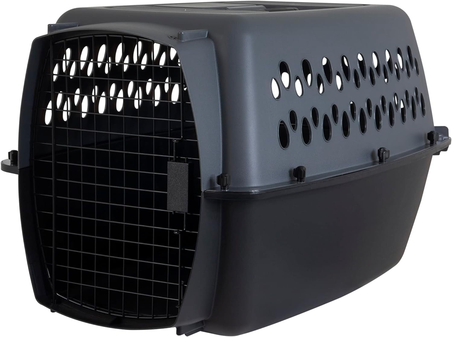 Petmate Pet Porter Dog Kennel 26", Dark Gray & Black, for Pets 20-25Lbs, Made in USA